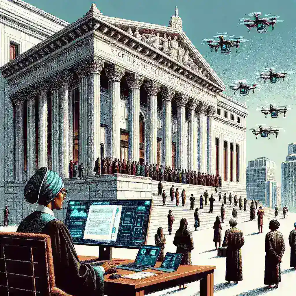 "US courts testing electronic notarization platforms for remote filings, showcasing innovative technology for efficient legal processes."