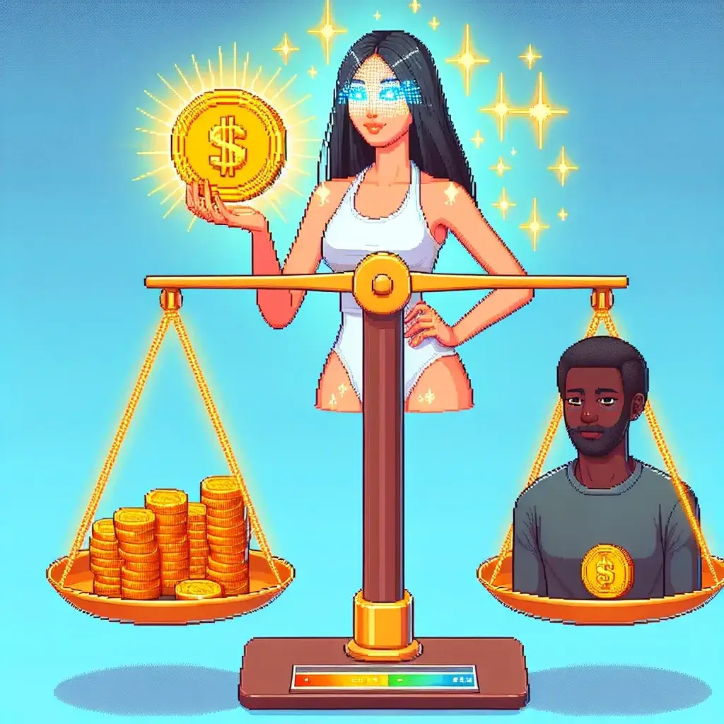 "Virtual influencer engaging with followers on social media, showcasing the growing trend of digital avatars in marketing and their revenue-generating potential compared to human influencers."